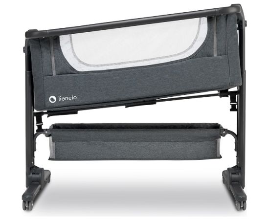 Bērnu gulta Lionelo Timon 3in1 Graphite Bērnu gultiņas