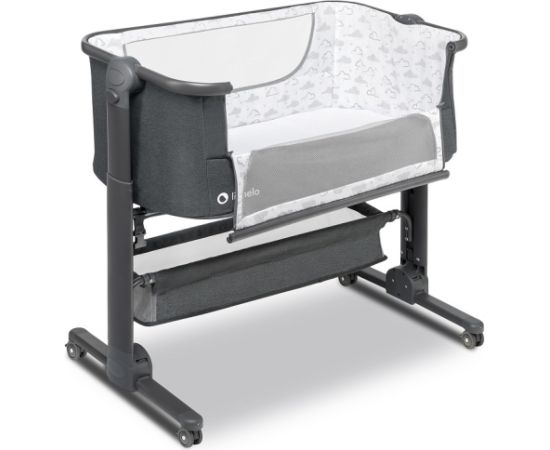 Bērnu gulta Lionelo Timon 3in1 Graphite Bērnu gultiņas