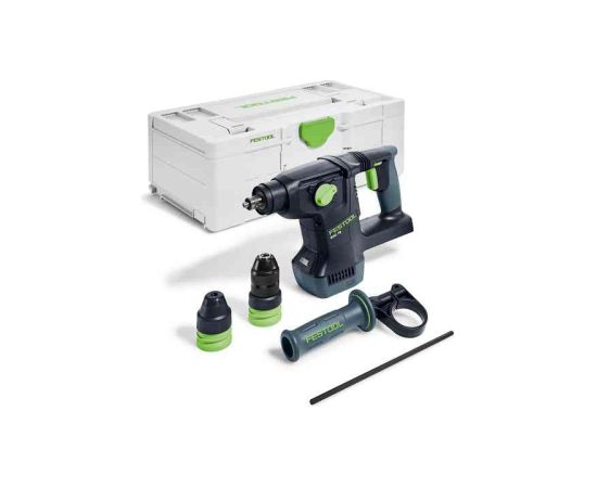 Perforators Festool KHC 18 EB-Basic; 18 V; 2,6 J; SDS-plus (bez akumulatora un lādētāja)