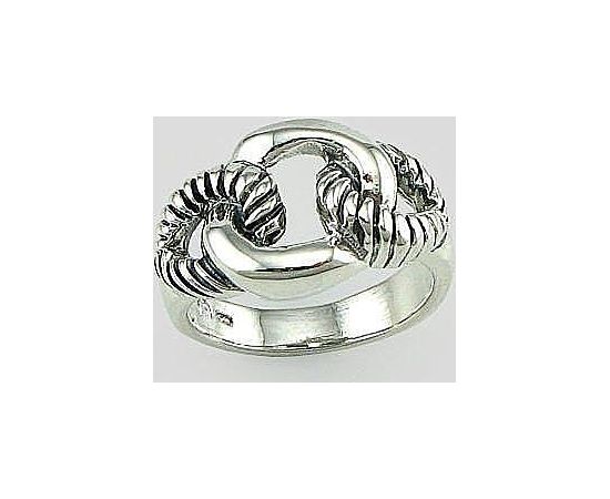 Sudraba gredzens #2101493(POx-Bk), Sudrabs 925°, oksids (pārklājums), Izmērs: 18, 6.6 gr. Sieviešu