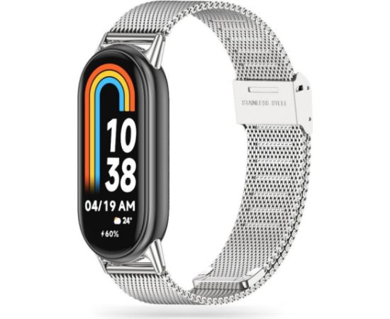 Tech-Protect watch strap MilaneseBand Xiaomi Smart Band 8, silver