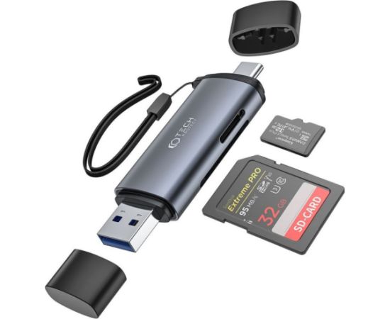 Tech-Protect card reader Ultraboost SD/microSD USB/USB-C