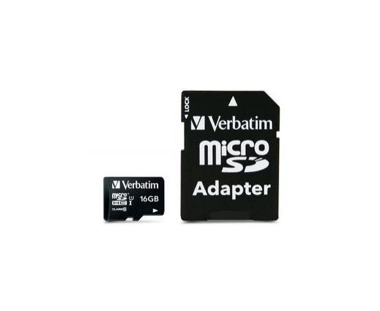 Verbatim 16GB Micro SD (HC) CLASS 10 WITH ADAPTOR