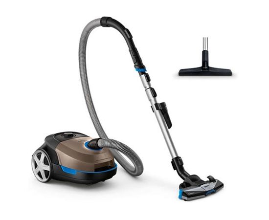 Philips Performer Active vacuum cleaner FC8577/09  , Copper/ Grey, 650 W, 4 L, A, A, D, A, 77 dB,