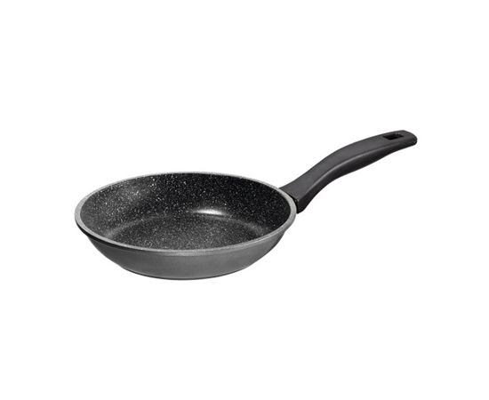 Stoneline 19046 Type Frying pan, 24 cm, Suitable for hob types Suitable for all cookers including induction cookers, Black, Non-stick coating,