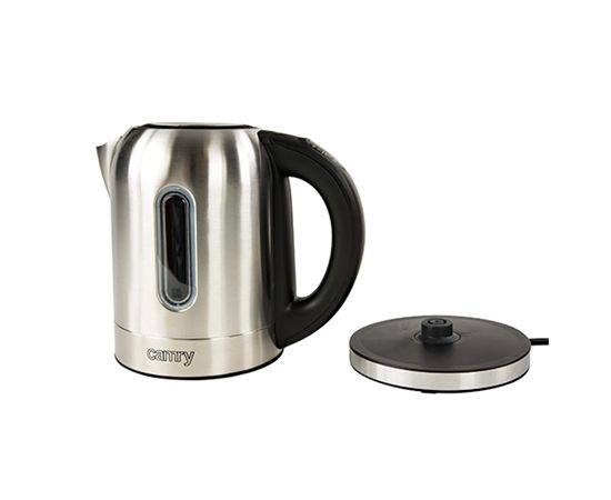 Camry Electric Water Kettle CR 1253 With temperature regulation, Stainless steel, Stainless steel, 1850-2200 W, 360° rotational base, 1,7 L