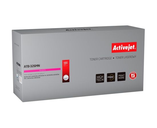 Activejet ATB-326MN Toner (replacement for Brother TN-326M; Supreme; 3500 pages; Magenta)