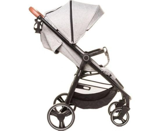 4baby Ratiņi STINGER XXIII melange light grey [A] Коляски