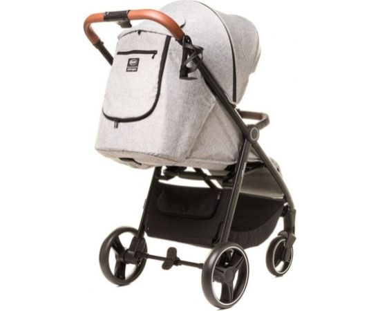 4baby Ratiņi STINGER XXIII melange light grey [A] Коляски