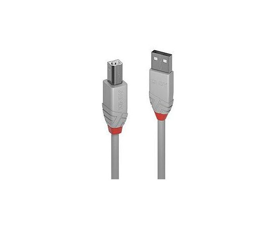 CABLE USB2 A-B 2M/ANTHRA GREY36683 LINDY