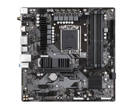 Mainboard GIGABYTE Intel B760 Express LGA1700 Micro-ATX Memory DDR4 Memory slots 4 2xPCI-Express 3.0 1x 1xPCI-Express 4.0 16x 2xM.2 1xHDMI 2xDisplayPort 2xAudio-In 1xAudio-Out 2xUSB 2.0 3xUSB 3.2 1xUSB-C 1xPS/2 1xRJ45 2xRF-Out B760MDS3HAXDDR41.2