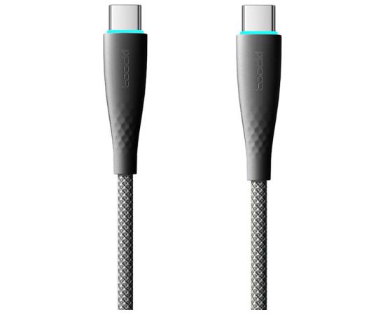 Cable USB-C to USB-C Toocki TXCTT1- BMH01-B, 1m, PD FC 100W (black)