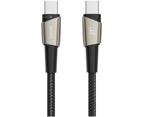Cable USB-C to USB-C Toocki TXCTT14- LG01-W2, 2m, 140W (pearl nickel)