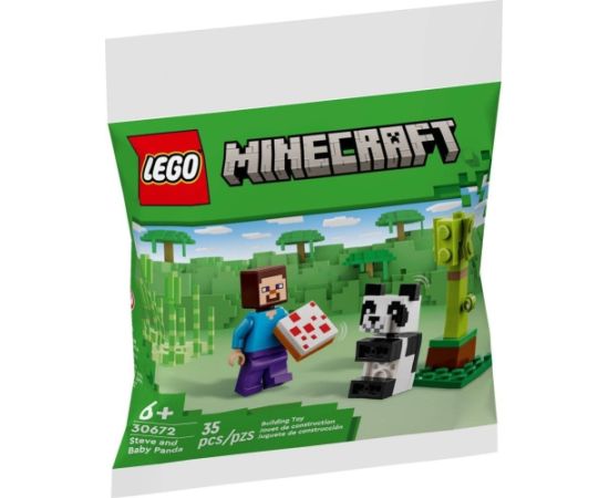 LEGO Minecraft Steve i mała panda (30672)