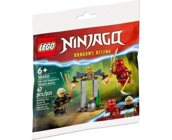LEGO Ninjago Bitwa Kaia i Raptona w świątyni (30650)