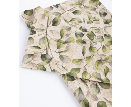 Tablecloth HOLLY 43x116cm, poplar leaves Столовые приборы