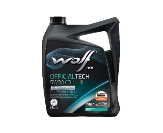 Wolf OFFICIALTECH 5W30 LLIII 5L SP,C2/C3-16,504.00/507.00