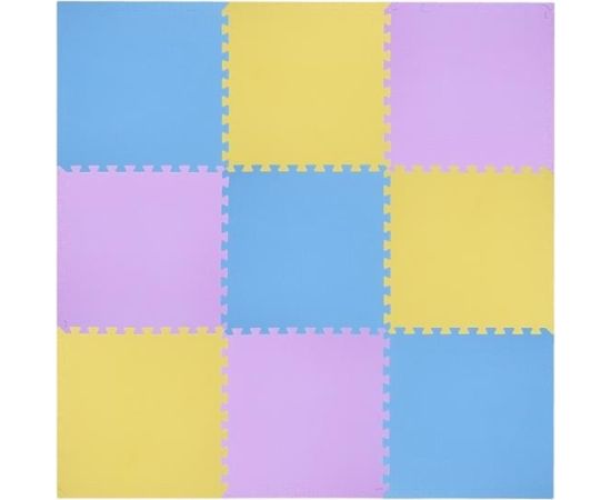 Puzzle mat multipack One Fitness MP10 yellow-blue-purple