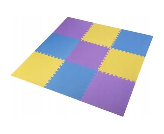 Puzzle mat multipack One Fitness MP10 yellow-blue-purple