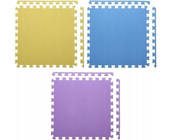 Puzzle mat multipack One Fitness MP10 yellow-blue-purple