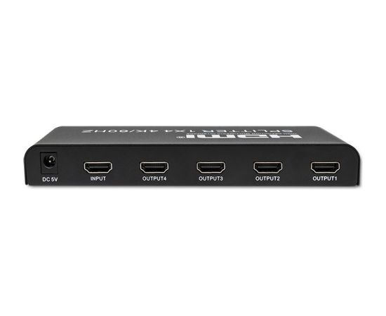 Qoltec 51799 Active HDMI Splitter 4 x HDMI 4K x 2K | 6Gb/s | 60Hz