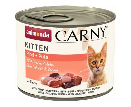 ANIMONDA Carny Kitten Beef Turkey - wet cat food - 200 g