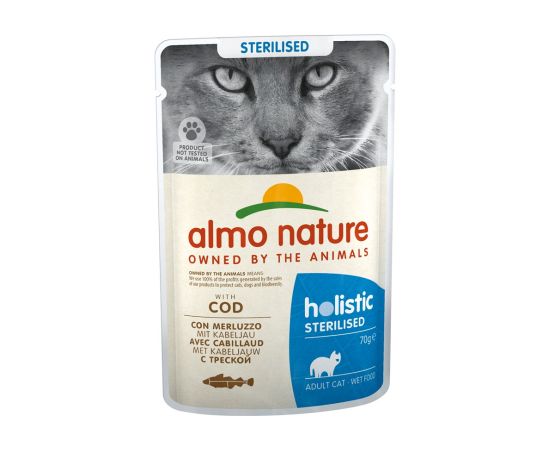 Almo Nature Holistic Sterilised with Cod - 70g