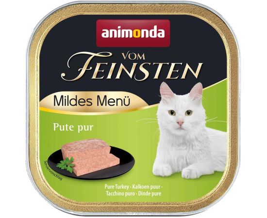 ANIMONDA Vom Feinsten Mildes Menu Pute pur - wet cat food - 100g