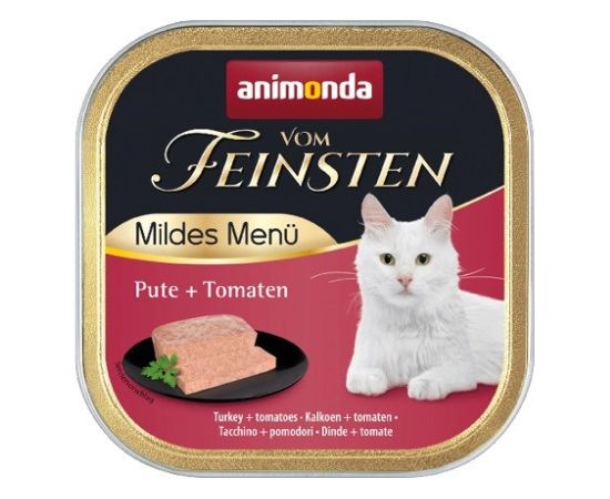 ANIMONDA vom Feinsten Mildes Menu Turkey with tomatoes - wet cat food - 100 g