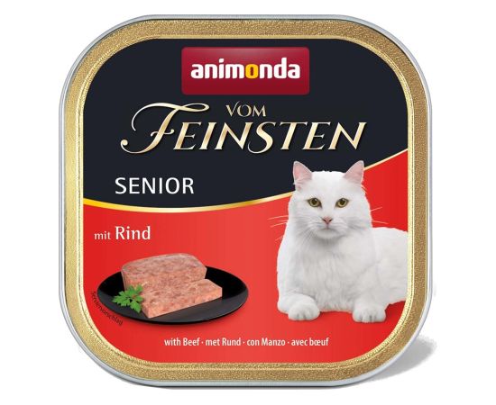 ANIMONDA Vom Feinsten Senior Cat flavour: beef 100 g