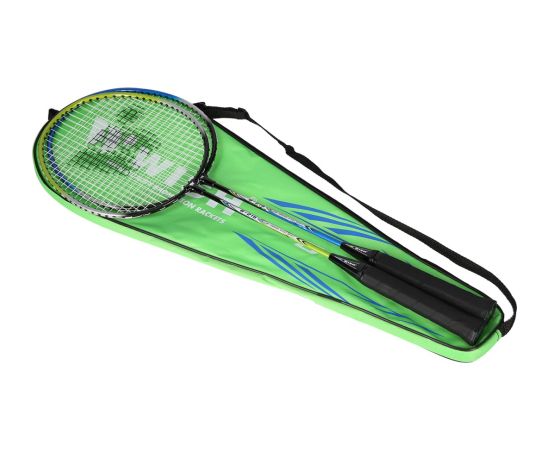 Wish Steeltec 216K badminton racket set 2 rackets + 3 shuttlecocks + case