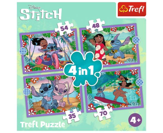 TREFL STITCH Pužļu komplekts 4in1