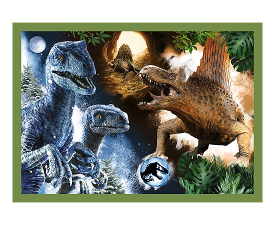 TREFL JURASSIC WORD Pužļu komplekts 4in1, 35+48+54+70 gab.