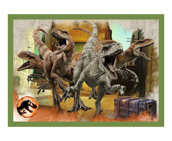 TREFL JURASSIC WORD Pužļu komplekts 4in1, 35+48+54+70 gab.