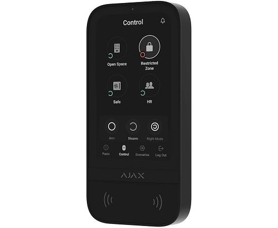 Ajax Wireless keypad with touch screen (Black)