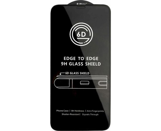 Fusion Accessories Reals V glass 6D aizsargstikls pilnam ekrānam Samsung Galaxy A505 | A307 | A507 Galaxy A50 | A30s |A50s melns