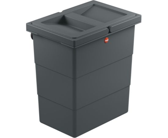Hailo Настенный контейнер для мусора FlexBox S / 7 л / темно-серый