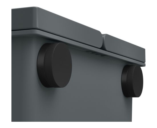Hailo Atkritumu tvertne pie sienas stiprināma FlexBox S / 7L / tumši pelēka
