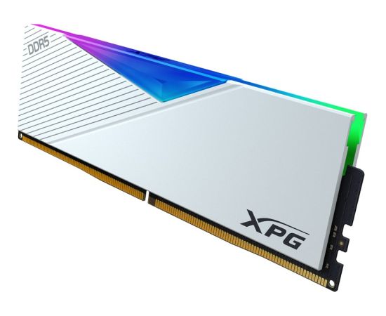 ADATA DDR5 16GB - 6000 - CL - 30 - Single-Kit -DIMM - AX5U6000C3016G-CLARWH, Lancer RGB, XMP, white