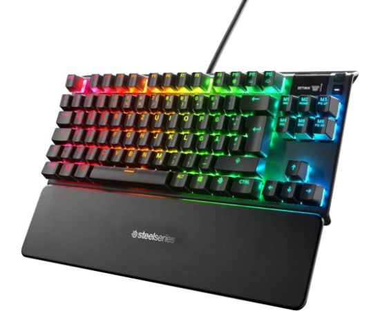 DE layout - SteelSeries APEX 7 TKL, gaming keyboard (black, SteelSeries QX2 Red)