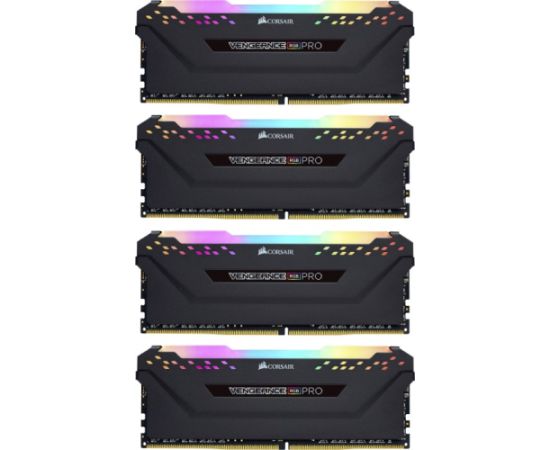 Corsair DDR4 64GB 3200- CL -16 Vengeance RGB PRO black Dual Kit