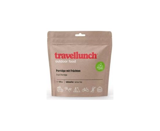 Travellunch Tūristu pārtika FRUIT PORRIDGE, Lactose free, vegan