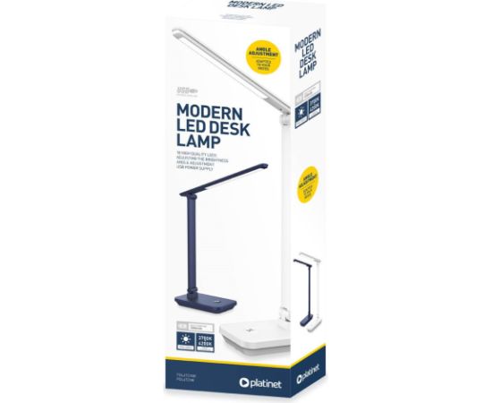 Platinet desk lamp PDL6731W 5W, white (45240)