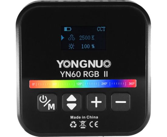 Yongnuo video light YN60 RGB II, black