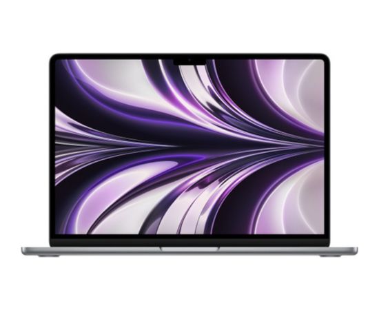 Apple MacBook Air 2022 Retina 13" - M2 / 8GB / 256GB SSD - SPACE GRAY (Atjaunināts, stāvoklis Ļoti labi)