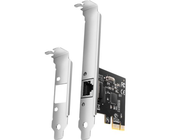 Axagon Gigabit Ethernet PCI-Express network card with new version of Realtek chipset RTL8111L.