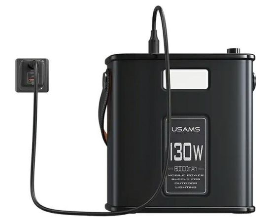 Usams US-CD196 Ārējās Uzlādes baterija 80 000mAh 130W