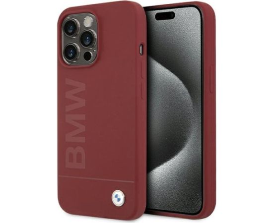 BMW BMHMP15XSLBLRE Aizmugurējais Apvalks priekš Apple iPhone 15 Pro Max