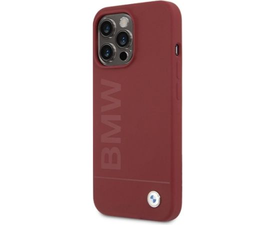 BMW BMHMP15XSLBLRE Aizmugurējais Apvalks priekš Apple iPhone 15 Pro Max