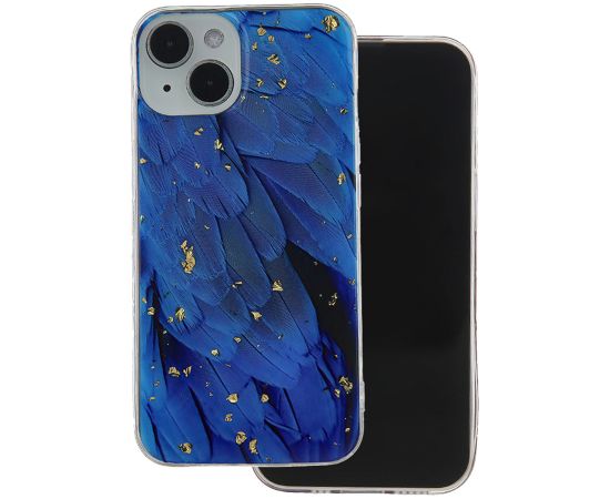 Fusion Gold Glam Blue silikona aizsargapvalks Samsung A256 Galaxy A25 5G